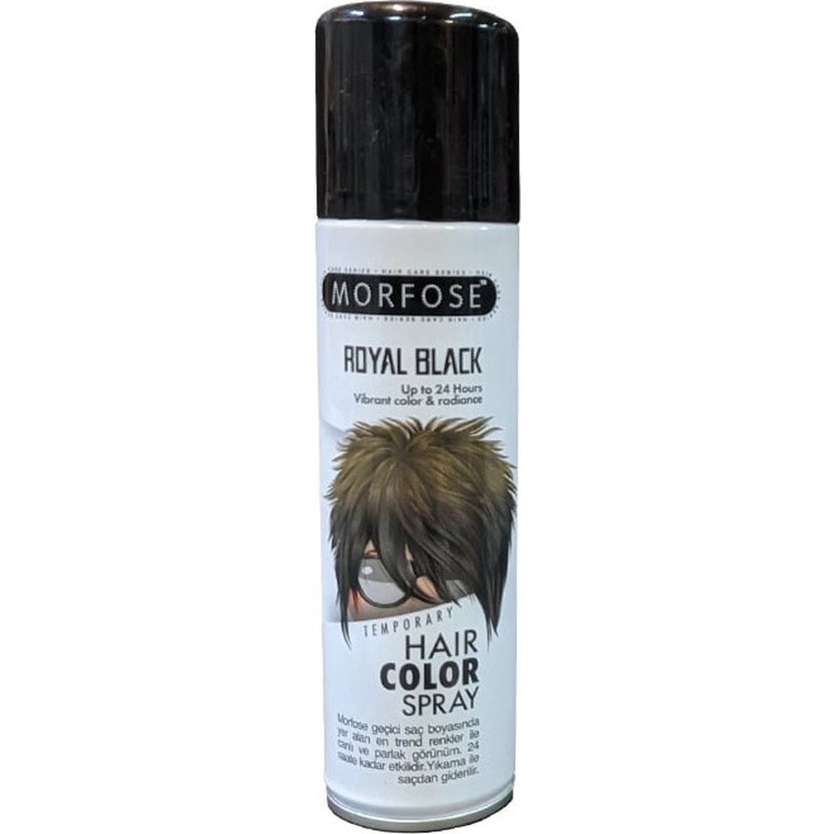 MORFOSE SPRAY ROYAL BLACK COLOR SPRAY 90G