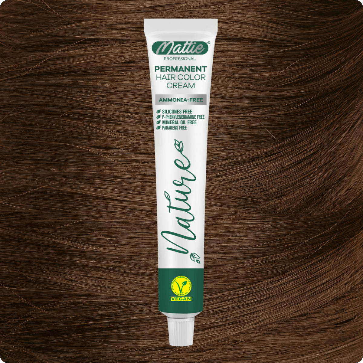 MATTIE HAIR COLOR - NATURE 8.73 LIGHT BLONDE GOLDEN BROWN 60ML