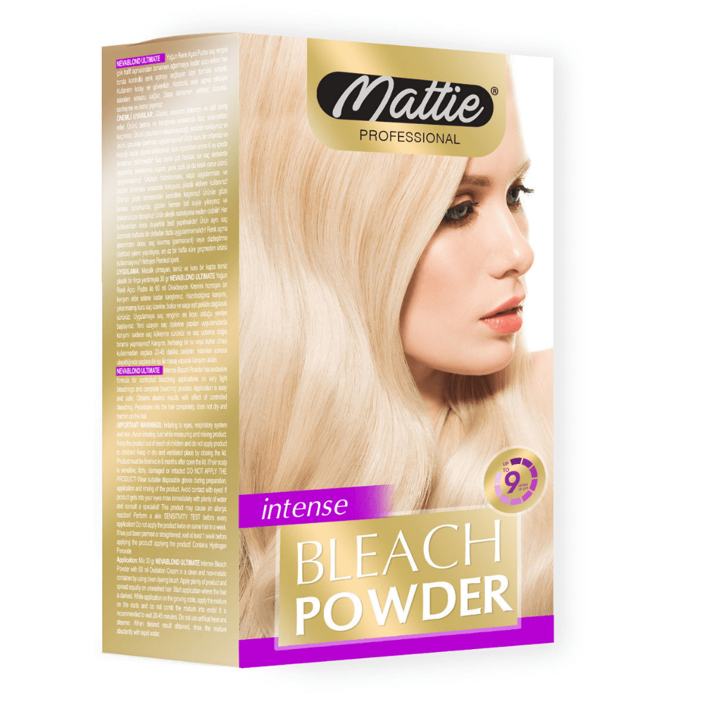 MATTIE BLEACHING KIT - BLUE POWDER 30GR + PEROXIDE 12% 60ML