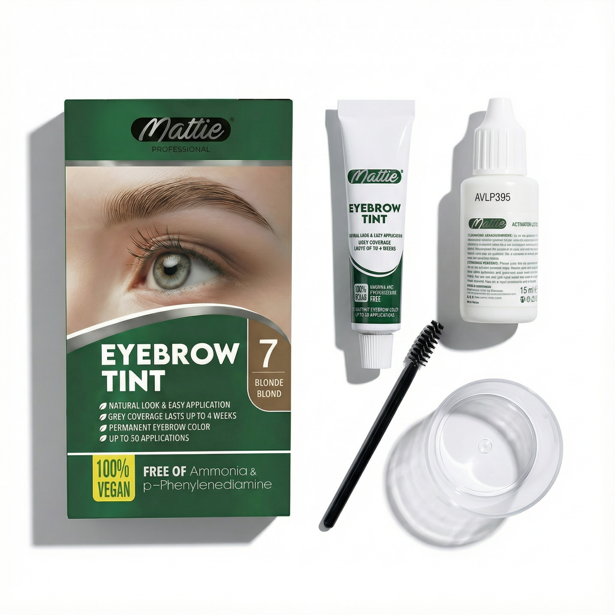 MATTIE BROW TINT KIT - 7.0 BLONDE