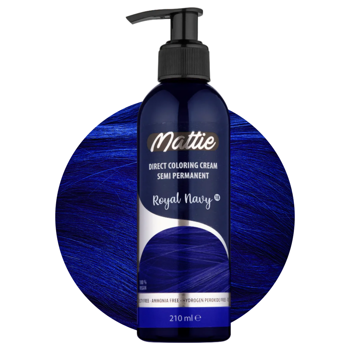 MATTIE SEMI PERMANENT - ROYAL NAVY 210ML