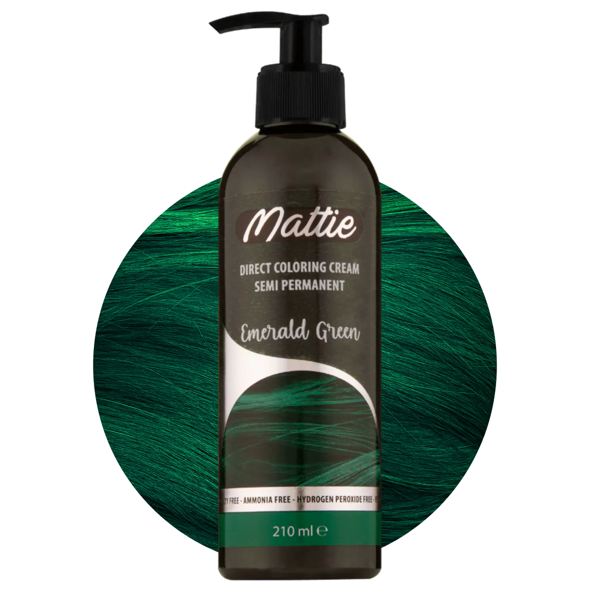 MATTIE SEMI PERMANENT - EMERALD GREEN 210ML