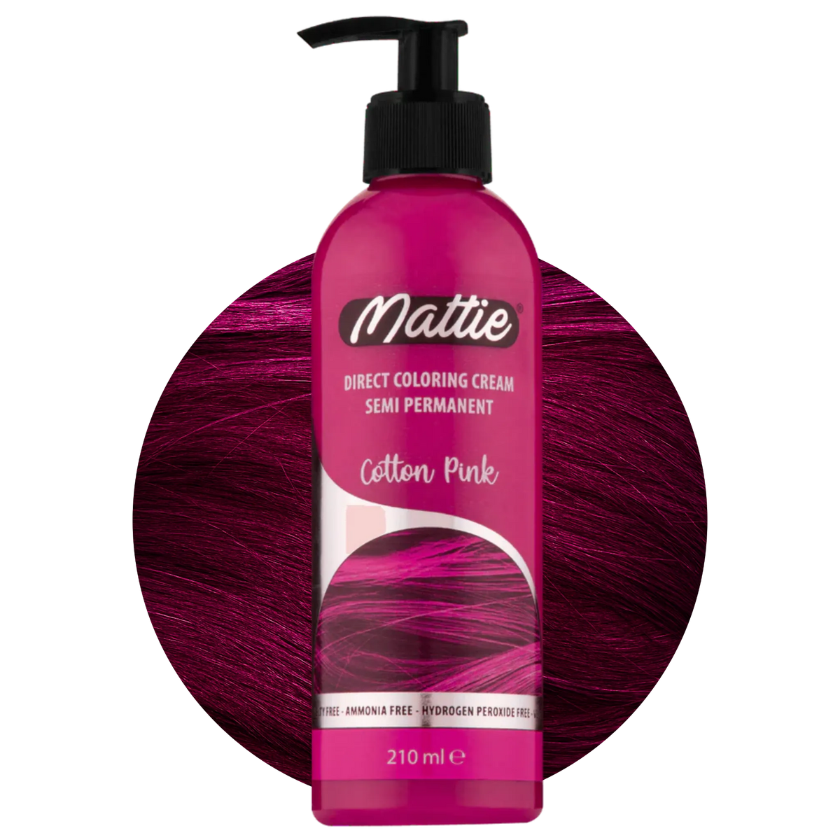 MATTIE SEMI PERMANENT - COTTON PINK 210ML