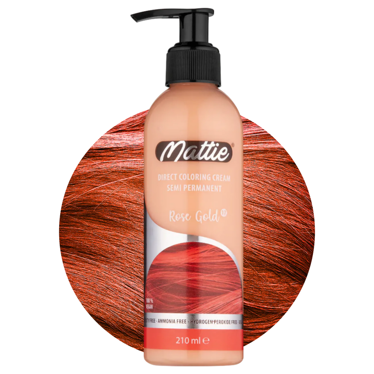 MATTIE SEMI PERMANENT - ROSE GOLD 210ML