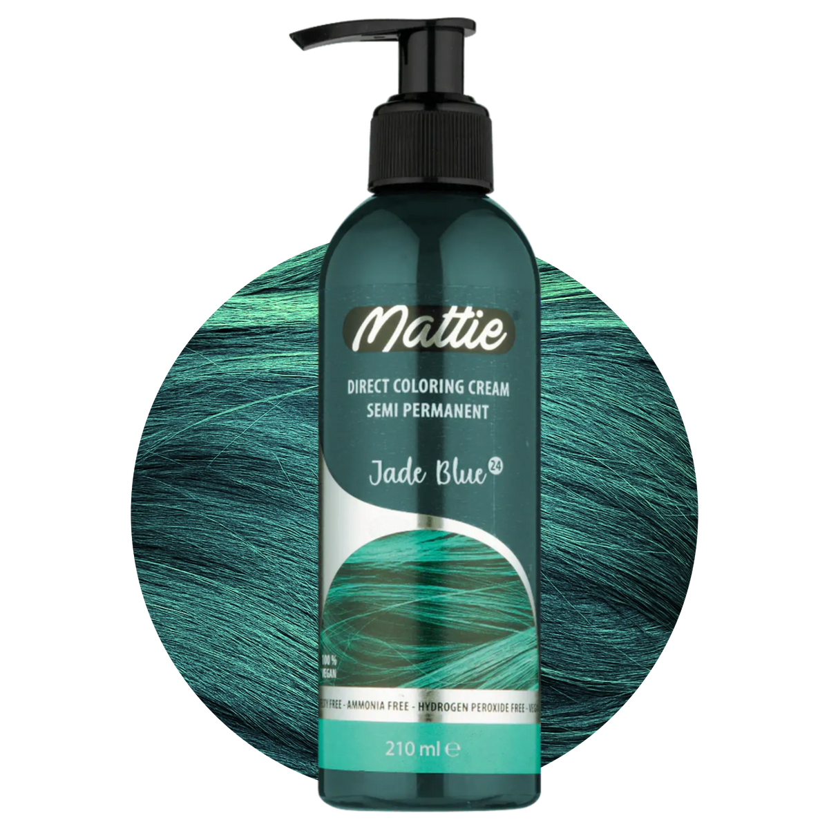 MATTIE SEMI PERMANENT - JADE BLUE 210ML