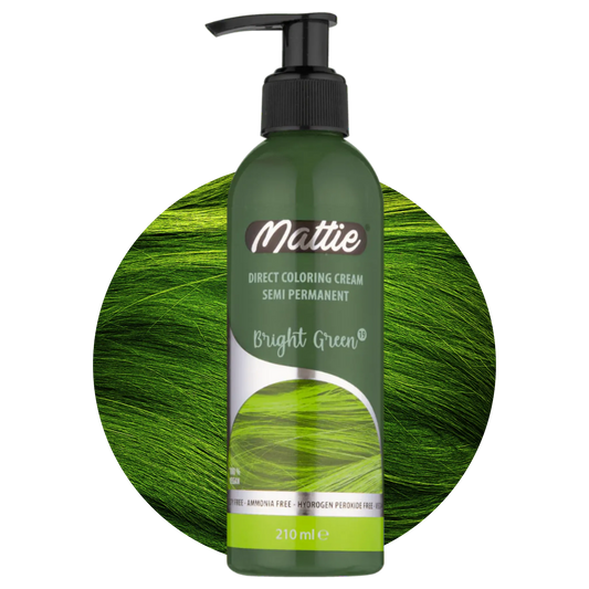 MATTIE SEMI PERMANENT - BRIGHT GREEN 210ML