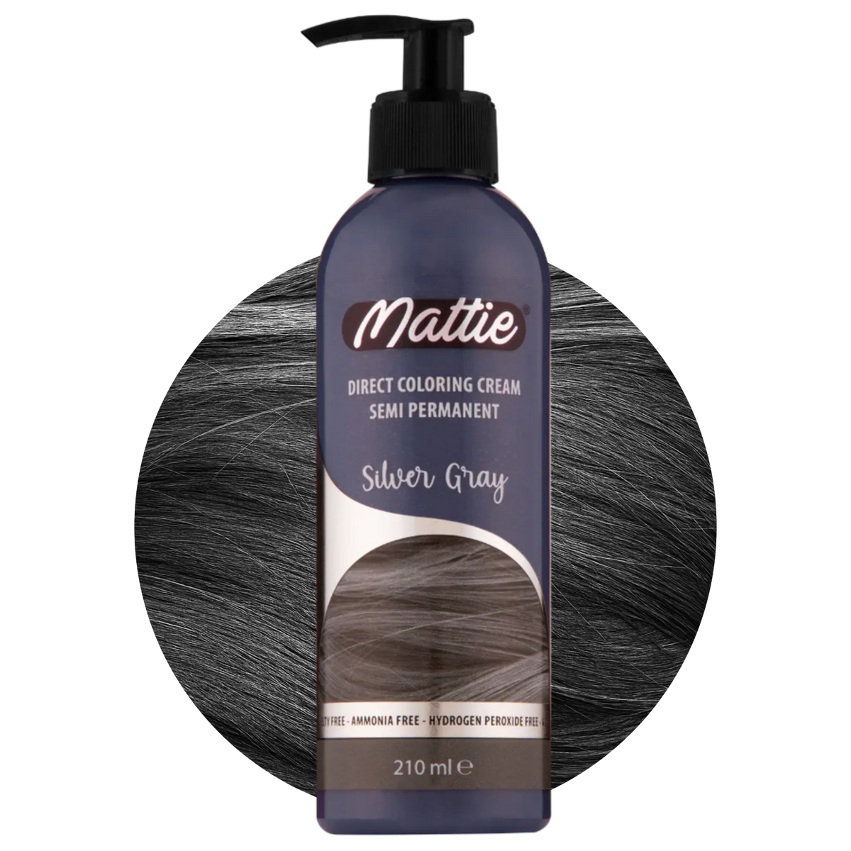 MATTIE SEMI PERMANENT - SILVER GRAY 210ML