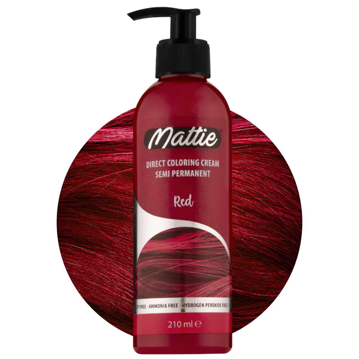 MATTIE SEMI PERMANENT - RED 210ML
