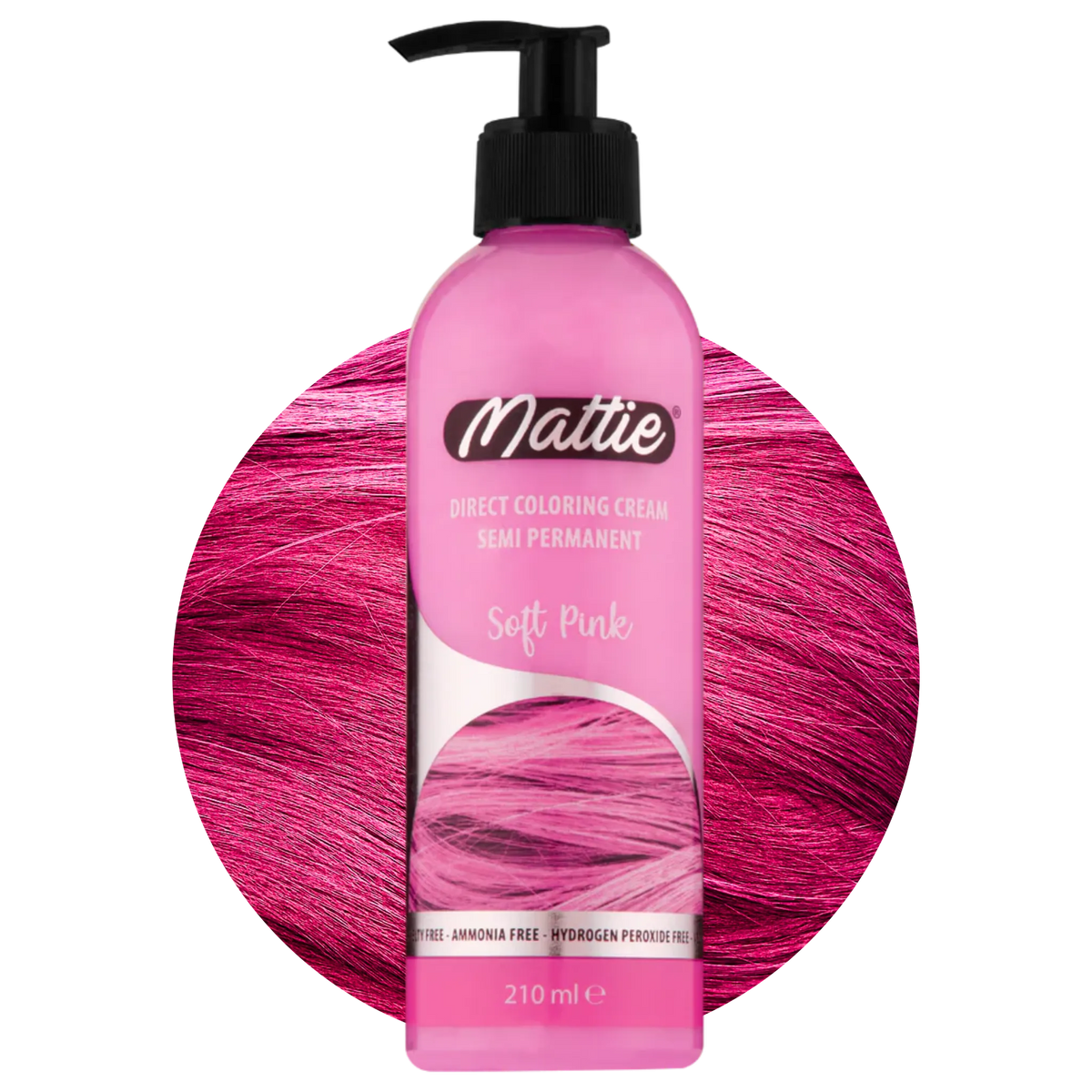 MATTIE SEMI PERMANENT - SOFT PINK 210ML
