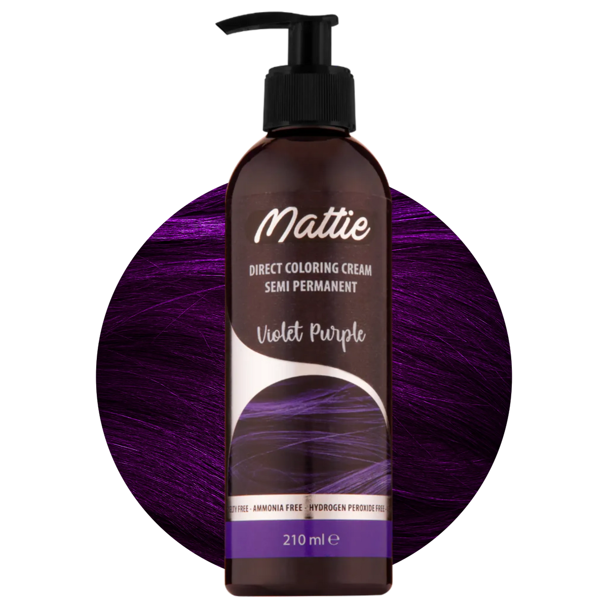 MATTIE SEMI PERMANENT - VIOLET PURPLE 210ML