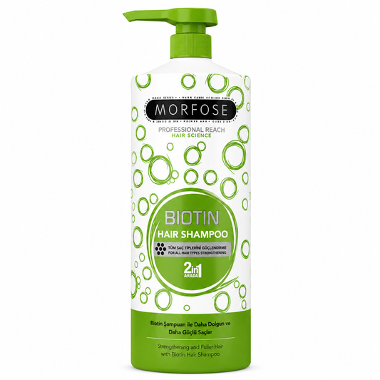 Morfose Hair Shampoo Biotin Green 1000 ml