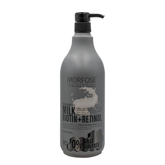 Morfose Milk Biotin No Salt Sulfate Shampoo 1000 ml