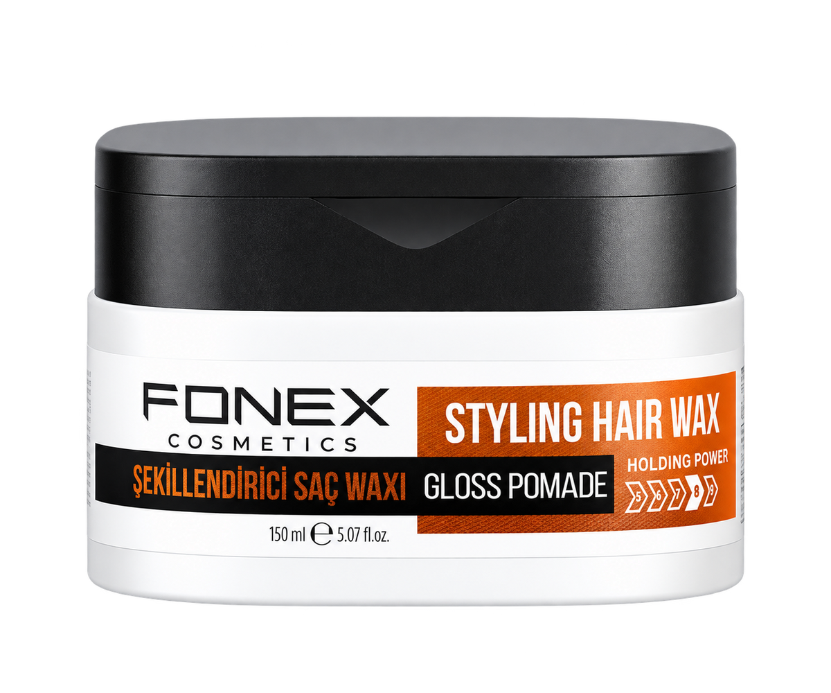 FONEX STYLING HAIR WAX GLOSS POMADE 150 ML
