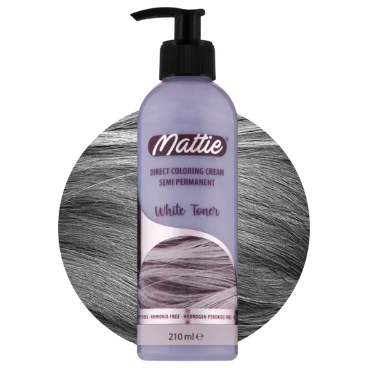 MATTIE SEMI PERMANENT - WHITE TONER 210ML