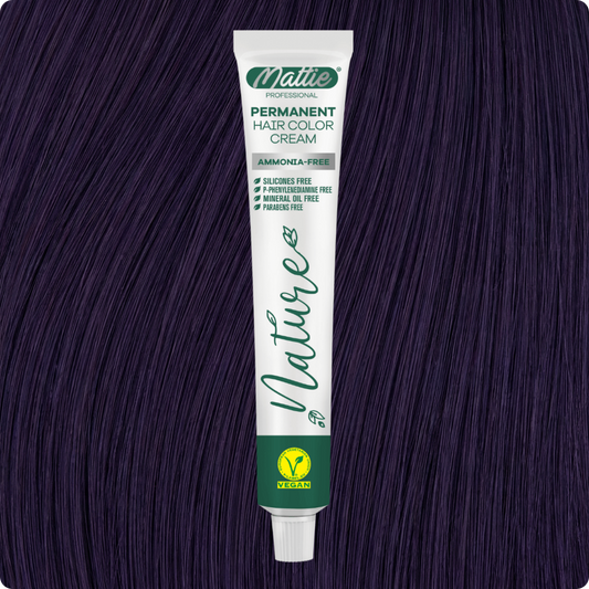 MATTIE HAIR COLOR - NATURE 0.22 MIDNIGHT VIOLET 60ML