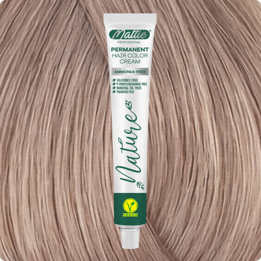 MATTIE HAIR COLOR - NATURE 10.16 EXTRA LIGHT ASH ROSE BLONDE 60ML