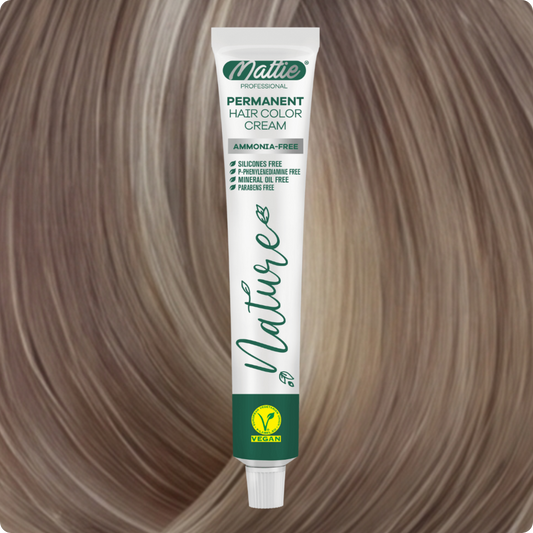 MATTIE HAIR COLOR - NATURE 10.8 EXTRA LIGHT BLONDE SAND BEIGE 60ML