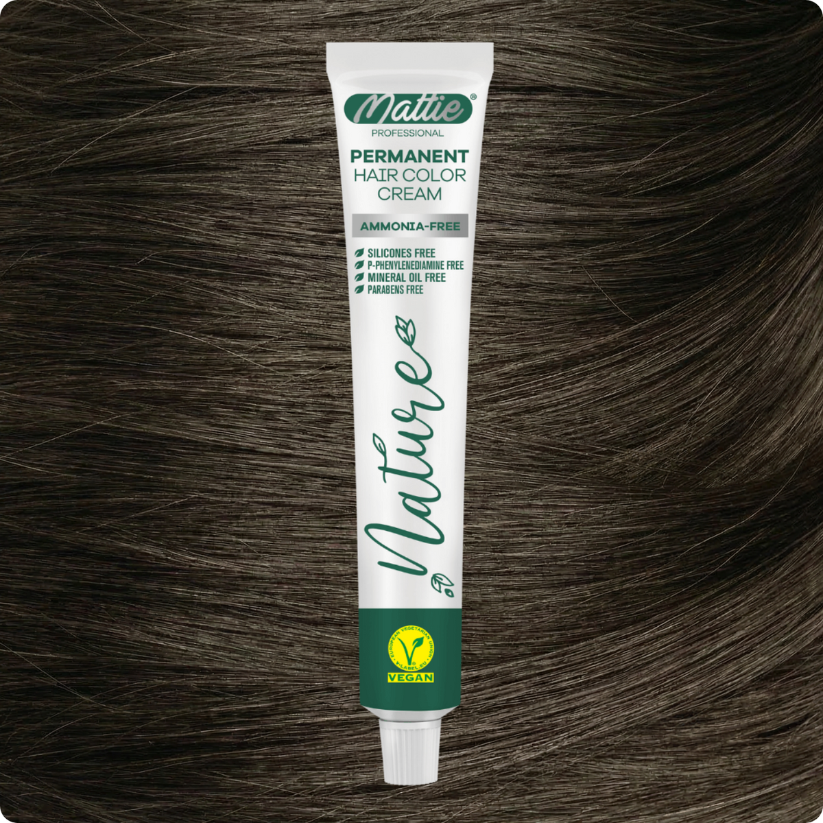 MATTIE HAIR COLOR - NATURE 6.1 DARK ASH BLONDE 60ML
