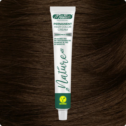 MATTIE HAIR COLOR - NATURE 6.73 DARK BLONDE GOLDEN BROWN 60ML