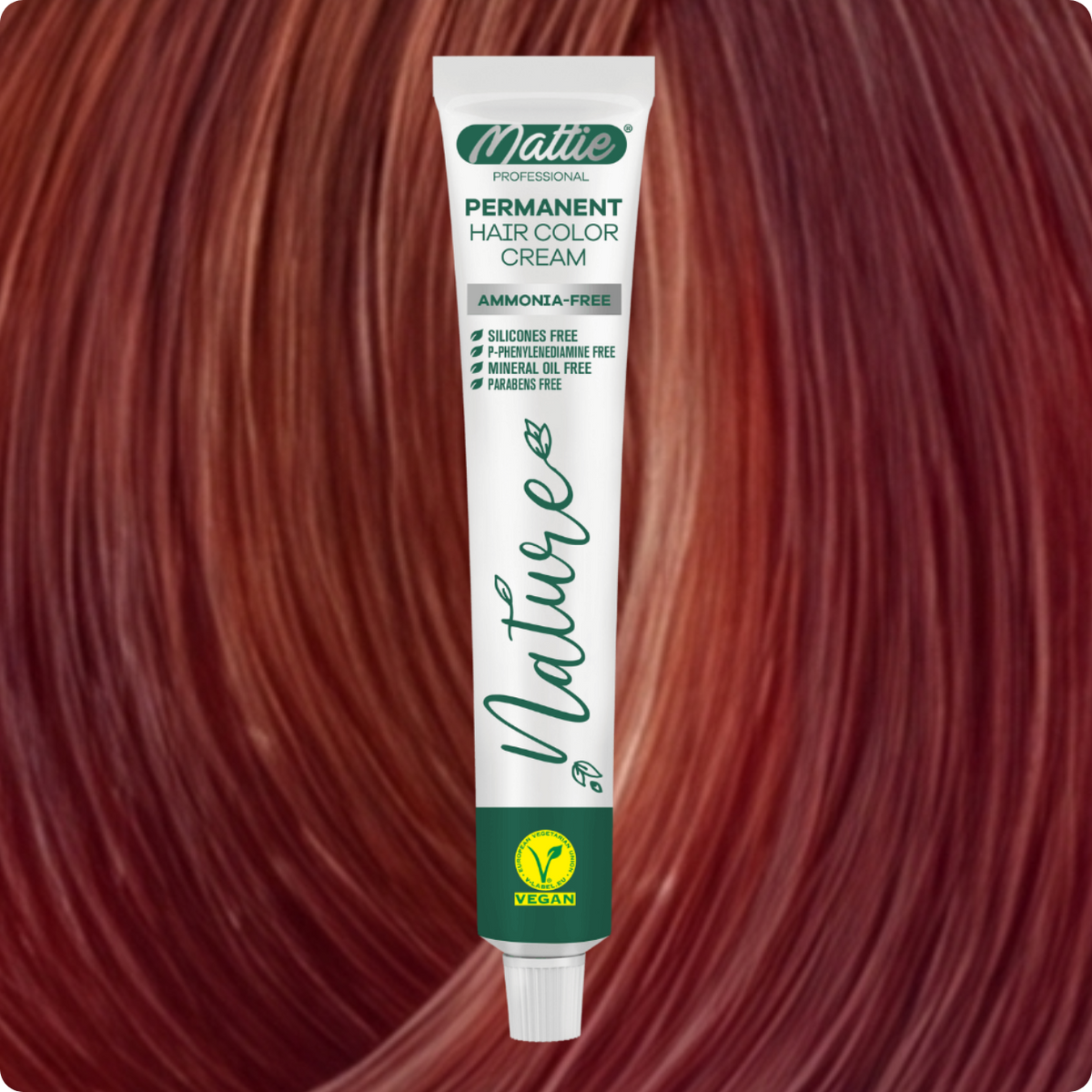 MATTIE HAIR COLOR - NATURE 7.44 INTENSE COPPER 60ML