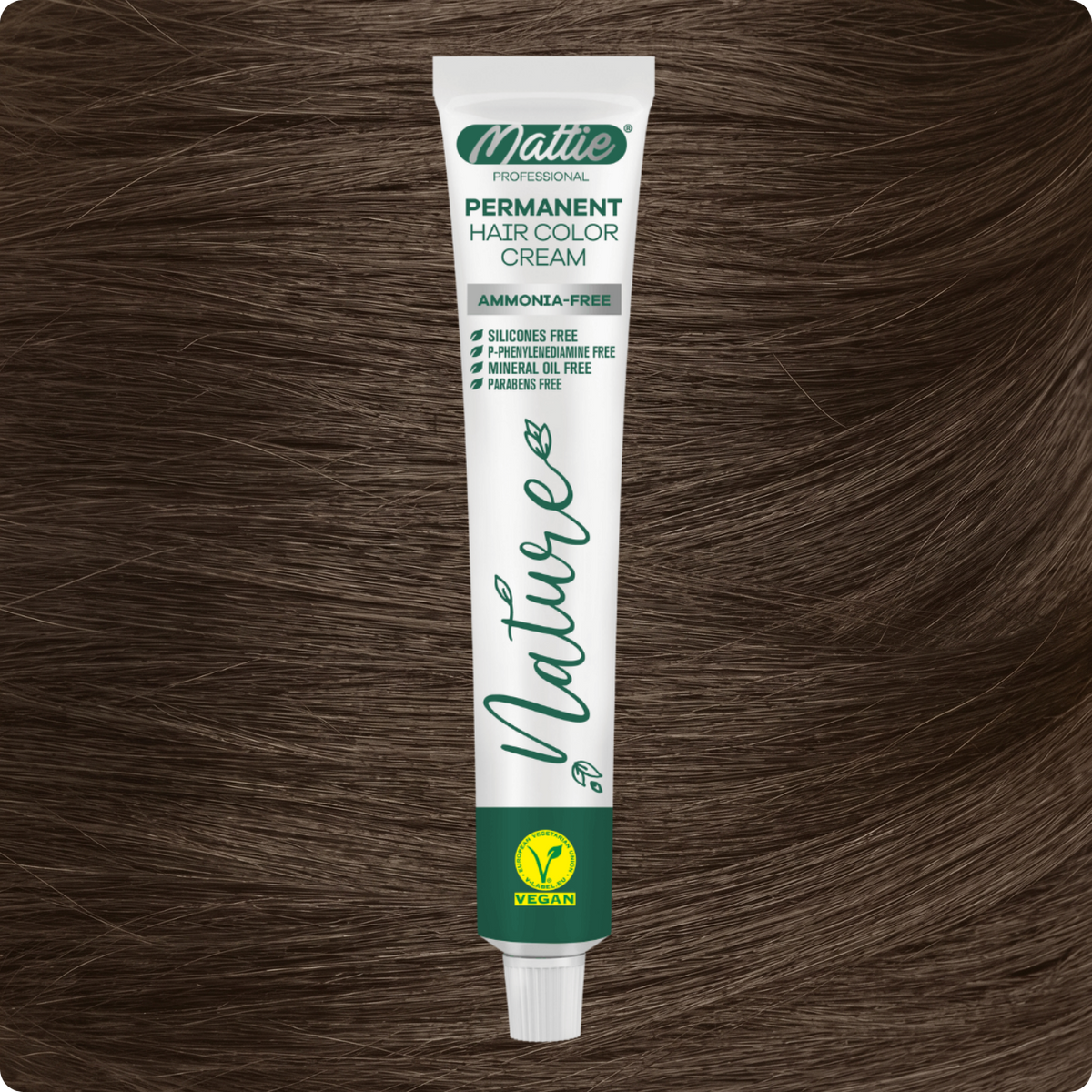 MATTIE HAIR COLOR - NATURE 7.71 BLONDE ASH BROWN 60ML