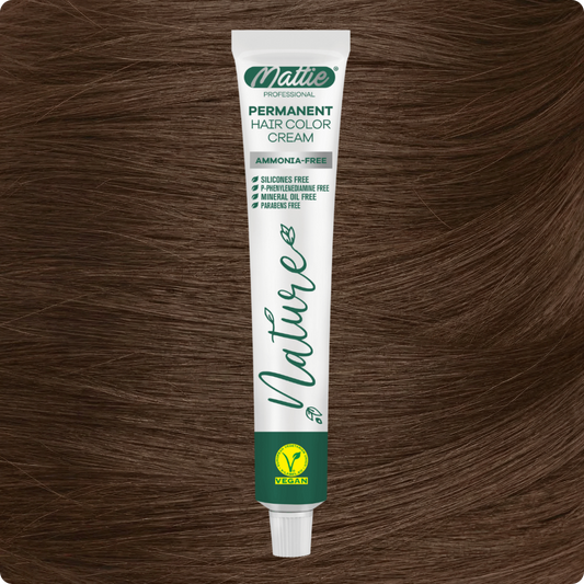 MATTIE HAIR COLOR - NATURE 7.7 LIGHT CHOCOLATE BROWN 60ML