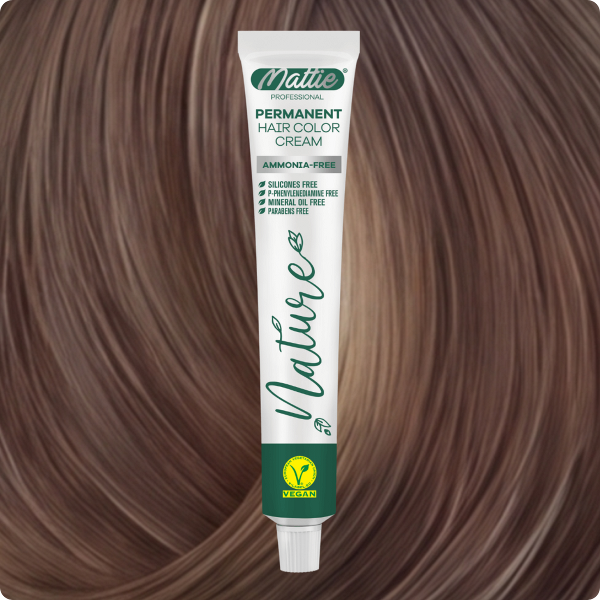 MATTIE HAIR COLOR - NATURE 9.8 VERY LIGHT BLONDE SAND BEIGE 60ML
