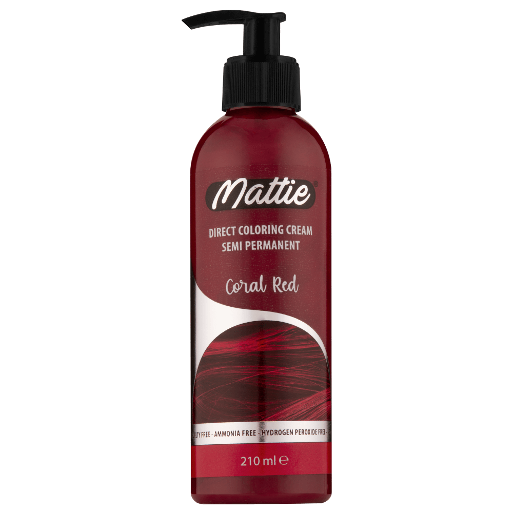 MATTIE SEMI PERMANENT - CORAL RED 210ML