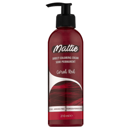 MATTIE SEMI PERMANENT - CORAL RED 210ML