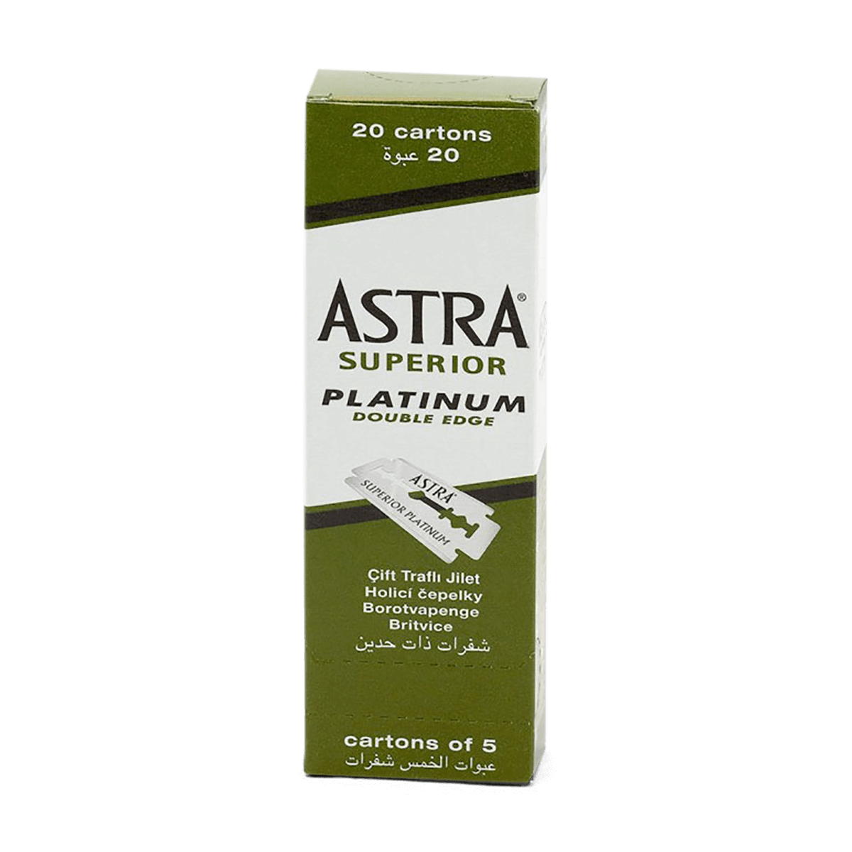 Astra Superior Platinum Doppelkantenschneider 20x5
