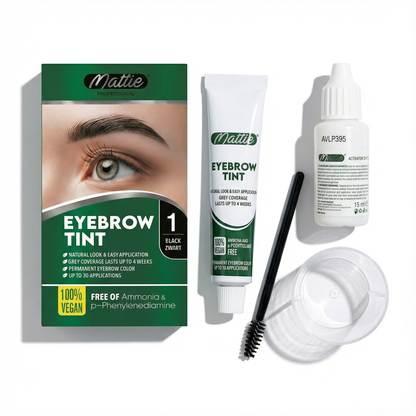 MATTIE BROW TINT KIT - 1.0 BLACK