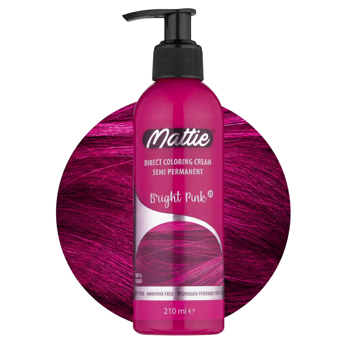 MATTIE SEMI PERMANENT - BRIGHT PINK 210ML