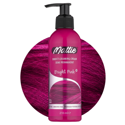 MATTIE SEMI PERMANENT - BRIGHT PINK 210ML