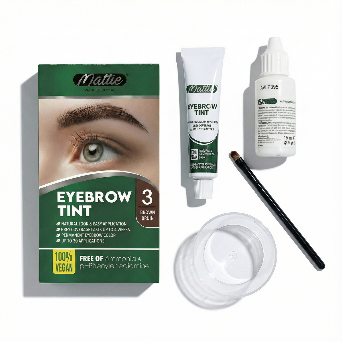 MATTIE BROW TINT KIT - 3.0 BROWN